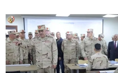 رئيس الأركان يزور الأكاديمية العسكرية للدراسات العليا والاستراتيجية في جولة تفقدية مميزة