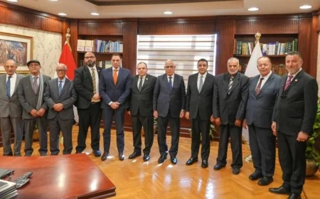 استقبال النائب العام لوفد النيابة العامة الليبية يعزز أواصر التعاون بين البلدين