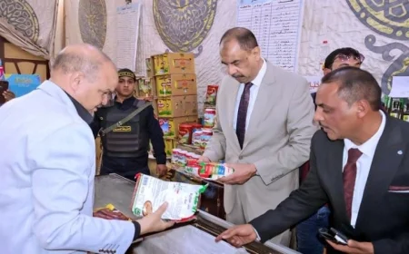 محافظ سوهاج يزور معرض أهلاً رمضان ويستعرض مشاريع تطويرية جديدة في المحافظة