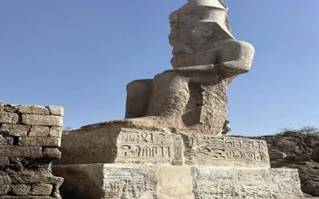 عودة رمسيس الثاني إلى عرشه في المنيا بعد إتمام أعمال الترميم والتركيب