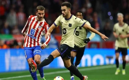 أتلتيكو مدريد يحقق رباعية مذهلة ضد برشلونة في ذهاب كأس ملك إسبانيا
