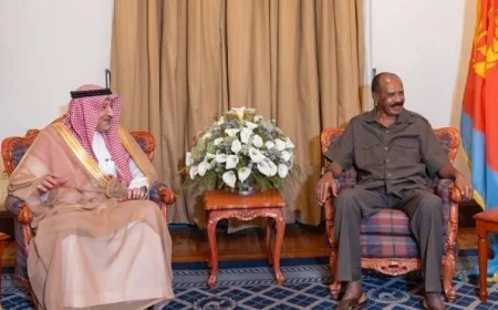 السعودية وإريتريا تتعاون لتعزيز الشراكة ومناقشة القضايا الإقليمية والدولية