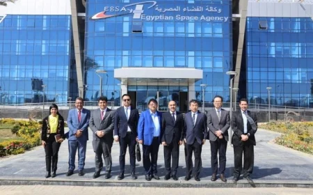 وكالة الفضاء المصرية تفتح آفاق التعاون مع شركة سور الصين العظيم من خلال زيارة وفدها