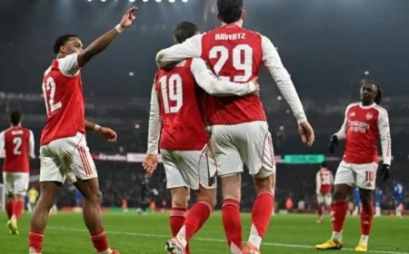 أرسنال يتحدى ويجان في مواجهة مثيرة بكأس الاتحاد الإنجليزي