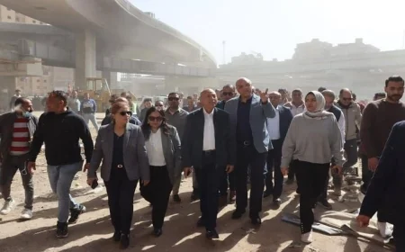 محافظا القليوبية والقاهرة يواصلان حملة شاملة لتطهير منطقة المرج من العشوائيات