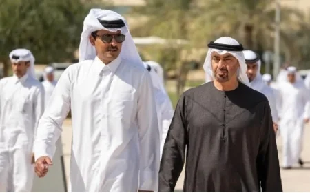 قطر والإمارات تتناولان التطورات الإقليمية وآفاق التعاون المشترك بين البلدين