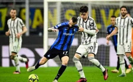 ديربي إيطاليا القوي إنتر ميلان يتحدى انتفاضة يوفنتوس في صراع الأبطال