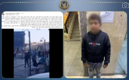 ضبط طفل يضايق السائحين بأساليب غير لائقة لبيع المنتجات في المدينة