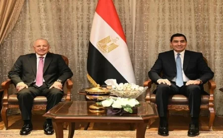 وزير الشباب يستقبل رئيس اتحاد الكرة لبحث سبل تطوير المنظومة الرياضية