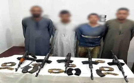 مصرع مطلوب خطير في تبادل نيران مع الشرطة واعتقال 4 من شركائه