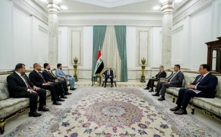 الرئيس العراقي يدعو لتعزيز التعاون بين السلطتين التنفيذية والتشريعية لتحقيق التنمية المستدامة