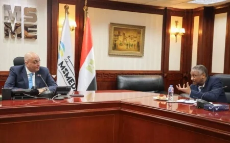 جهاز تنمية المشروعات يرحب بوفد سوداني رفيع لبحث فرص تبادل الخبرات والتعاون الاقتصادي