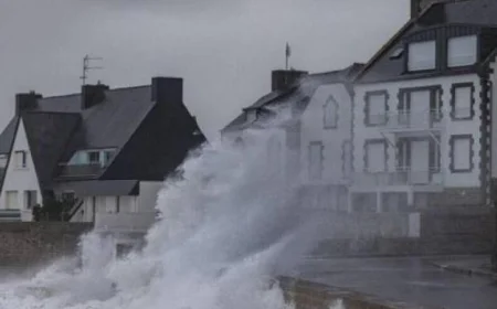 منخفض جوي قوي يهدد فرنسا بأمطار غزيرة يومي الأربعاء والخميس
