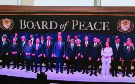 رئيس الوزراء يمثل الرئيس في الاجتماع الأول لمجلس السلام في واشنطن