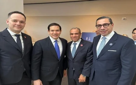 وزير الخارجية يعقد لقاءات مهمة خلال الاجتماع الأول لمجلس السلام