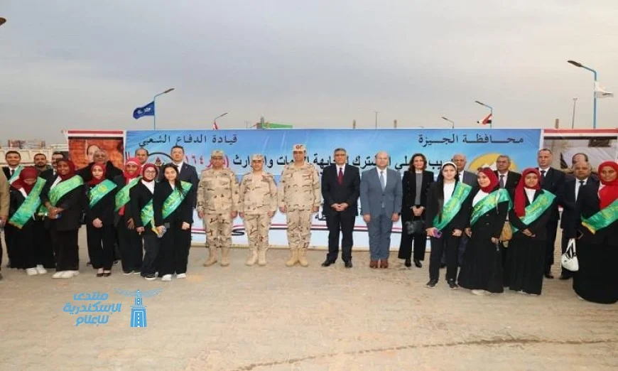 محافظ الجيزة وقائد الدفاع الشعبي والعسكري يشاركون في التدريب العملي المشترك صقر 16