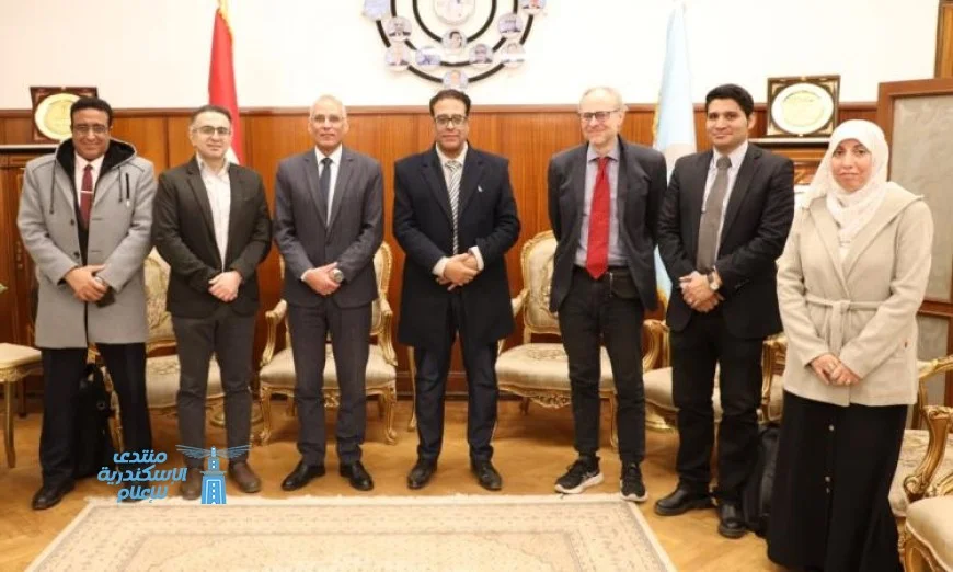 وفد جامعة برمنغهام يزور المركز القومي للبحوث في إطار مشروع مشترك مصري بريطاني