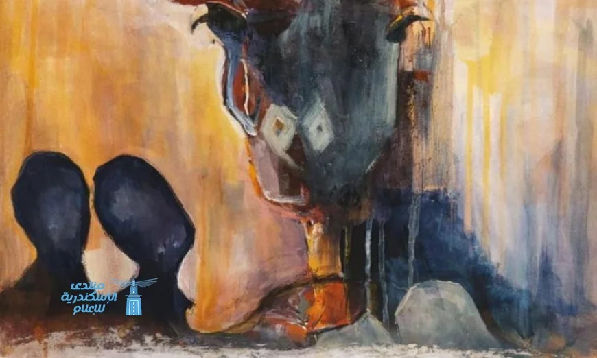 نائلة العربى تكشف عن تفاعل الجسد والفكر في معرضها المميز بالأوبرا