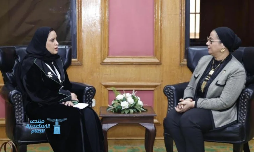 المستشارة أمل عمار تبحث مع ممثلة السعودية سبل تعزيز التعاون لدعم قضايا المرأة
