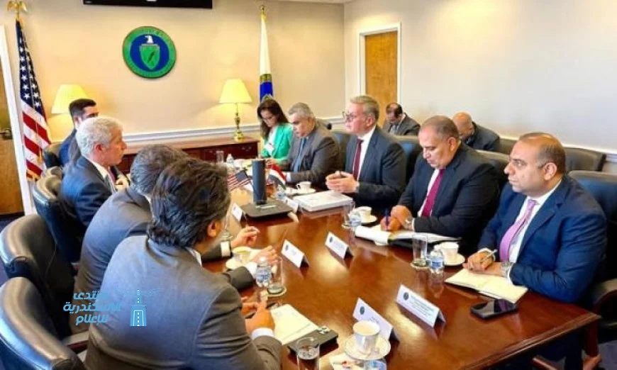 اجتماع وزير البترول والثروة المعدنية مع نظيره الأمريكي في واشنطن لتعزيز التعاون في قطاع الطاقة