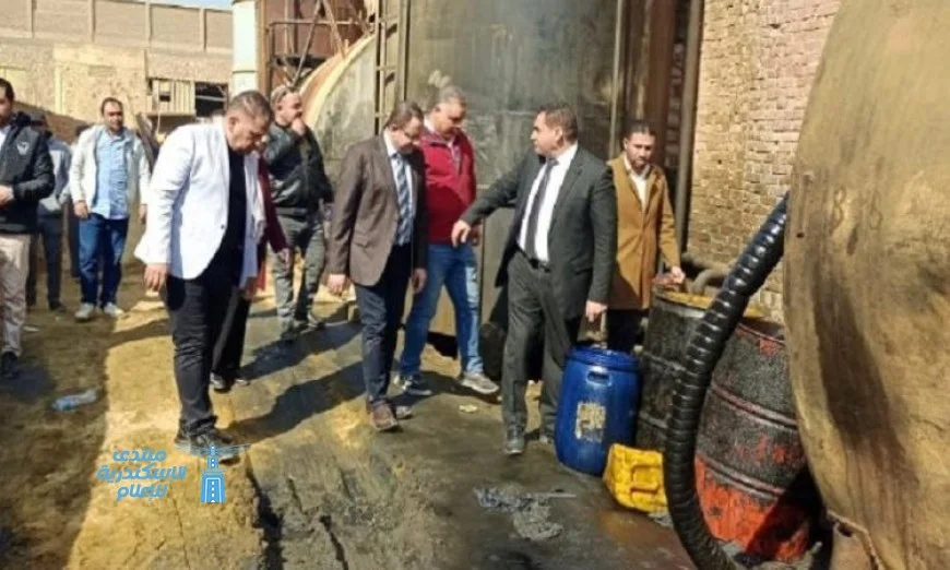 الجيزة تكشف عن منشآت غير مرخصة لإعادة تدوير زيوت السيارات وتلاعب في أسمدة الزراعة