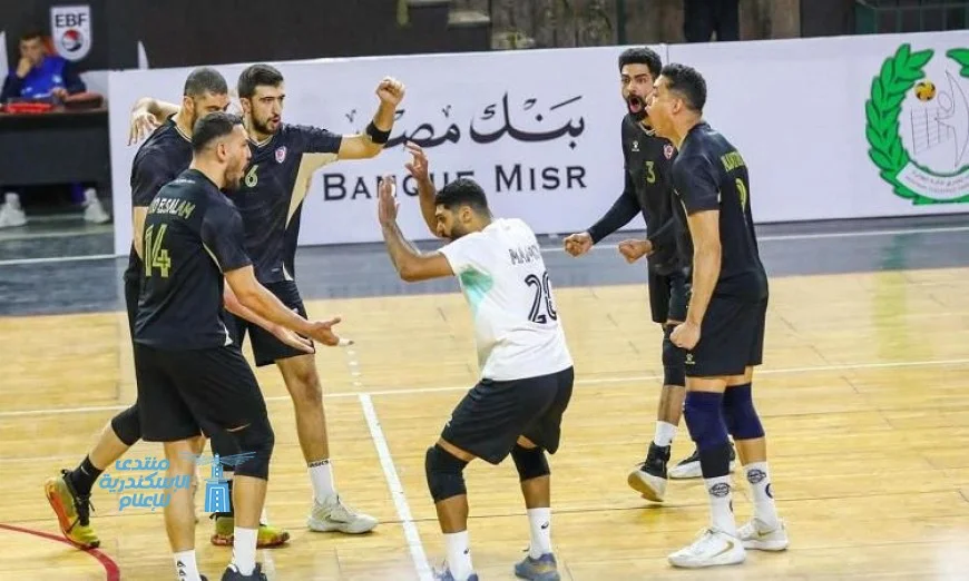 نتائج مثيرة من الجولة الأولى في الدور نصف النهائي لدوري السوبر الممتاز للكرة الطائرة