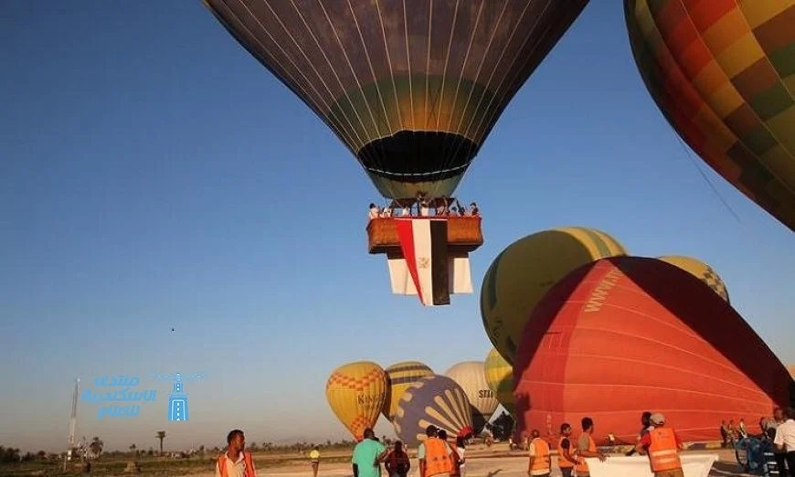 تحليق 160 بالون طائر في الأقصر يجذب 4500 سائح للاستمتاع بجمال المناظر الطبيعية