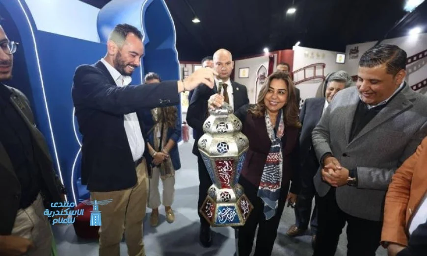 وزيرة التنمية المحلية تزور مبادرة المنفذ التي تنظمها مؤسسة صناع الخير للتنمية