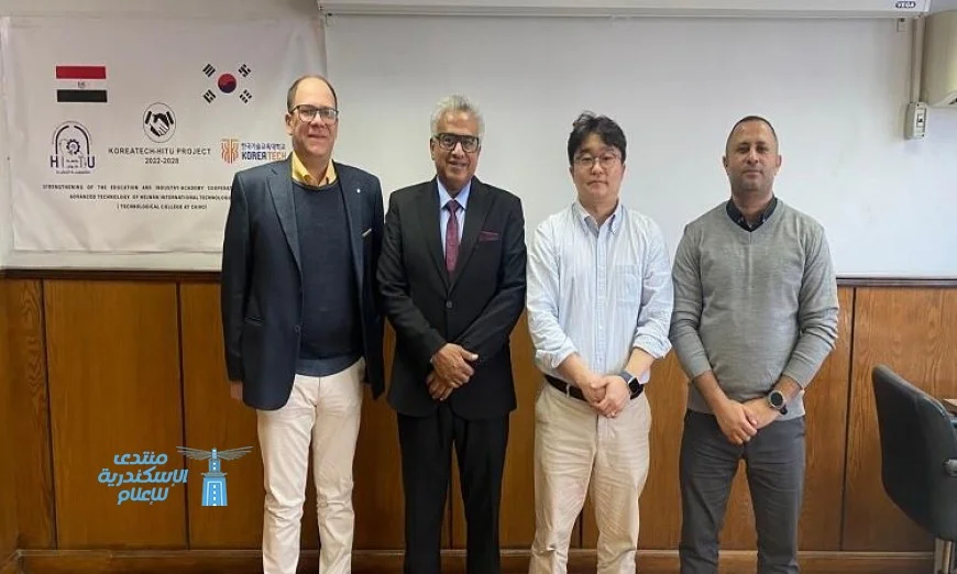 اتفاق تعاون بين جامعة حلوان التكنولوجية وكوريا تك لتدريب الطلاب في صناعة السيارات