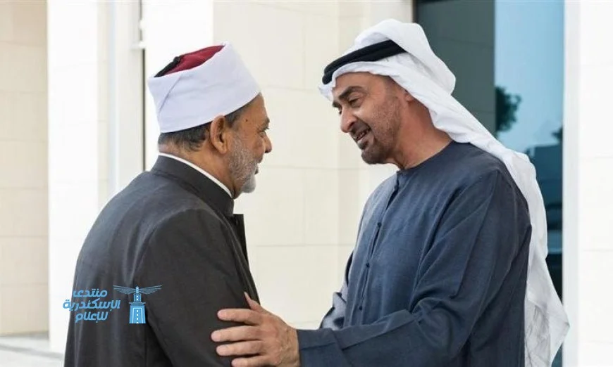 شيخ الأزهر ورئيس الإمارات يحتفلان بقرب قدوم شهر رمضان المبارك