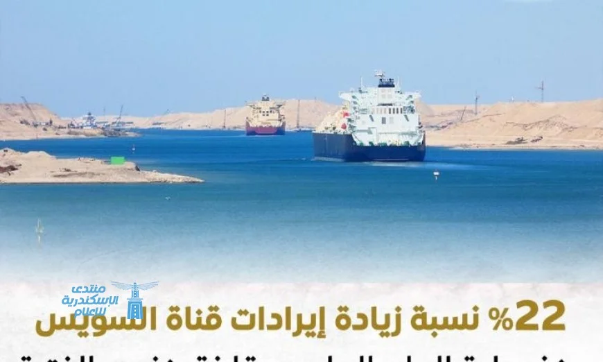إيرادات قناة السويس تصل إلى 449 مليون دولار منذ بداية عام 2026
