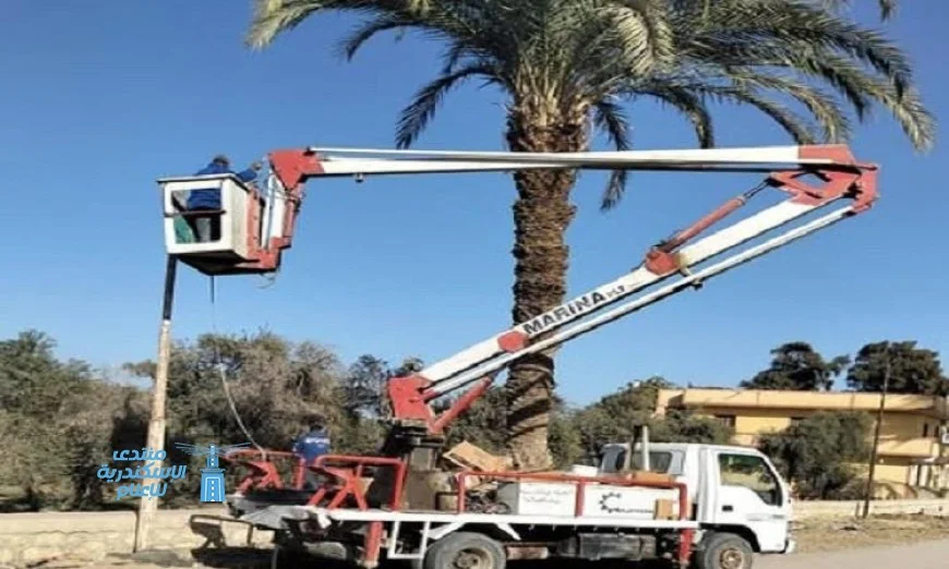 تعزيز جهود النظافة وصيانة الإنارة وتمهيد الطرق في محافظة الفيوم