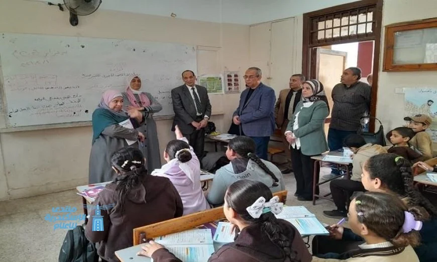 مدير تعليم القليوبية يزور المدارس لمتابعة سير العملية التعليمية وانتظامها