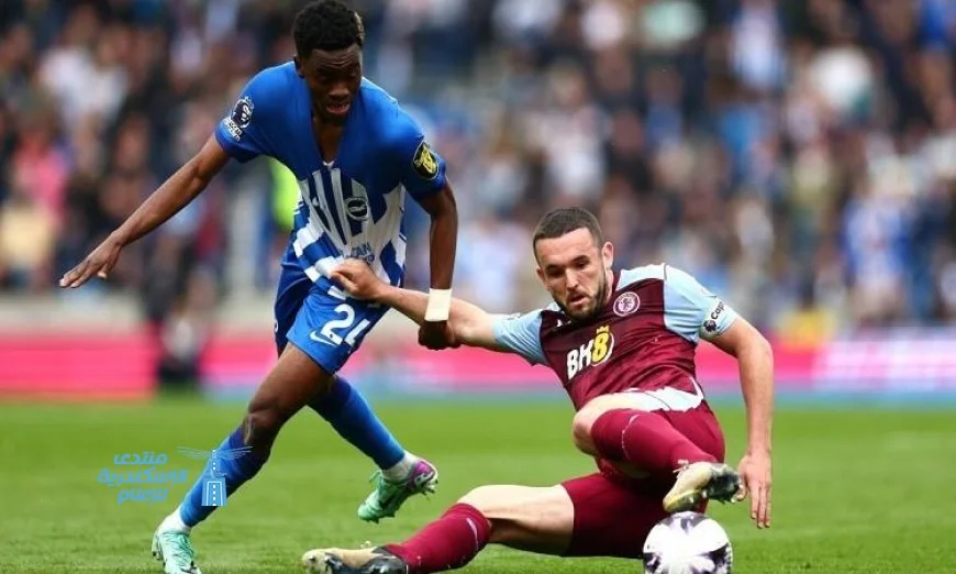 أستون فيلا يهزم برايتون بهدف مينجز ويزيد من سخونة المنافسة على القمة