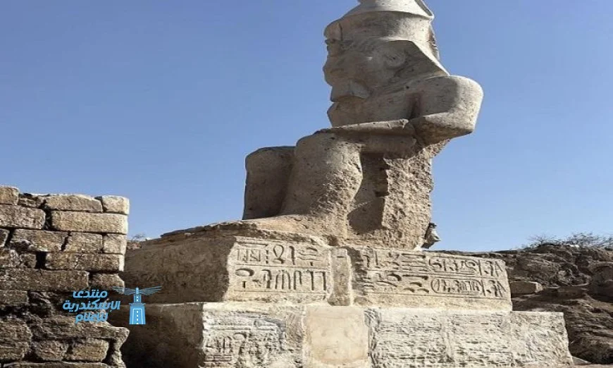 عودة رمسيس الثاني إلى عرشه في المنيا بعد إتمام أعمال الترميم والتركيب
