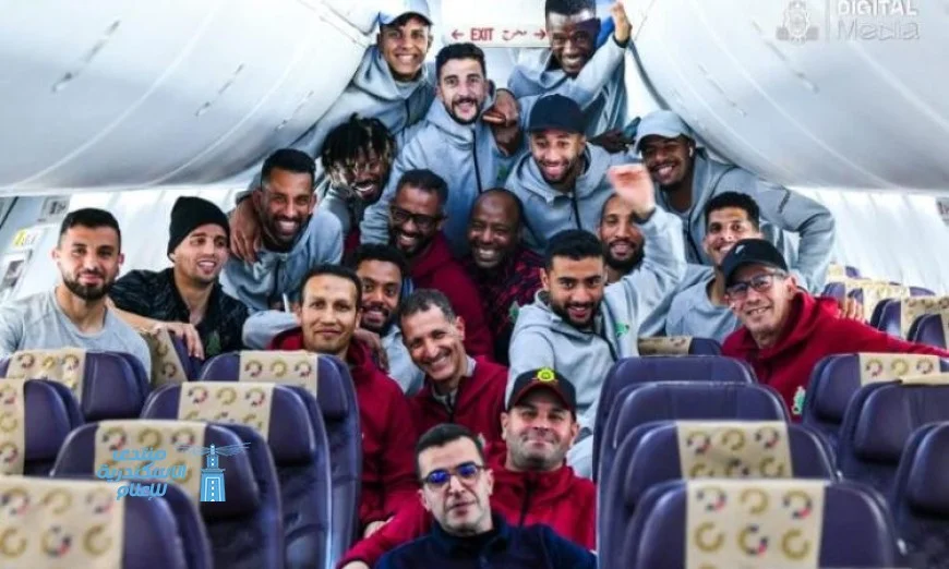 مطار القاهرة يحتضن بعثة فريق الجيش الملكي المغربي قبل مواجهة الأهلي المرتقبة