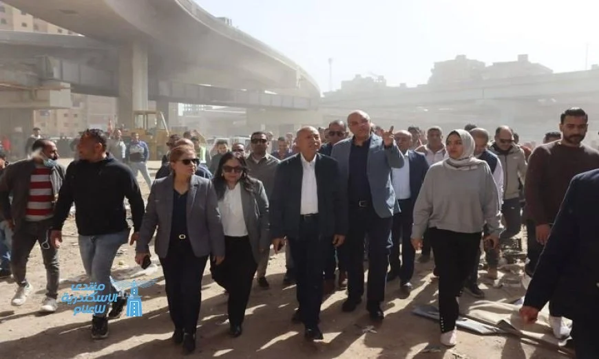 محافظا القليوبية والقاهرة يواصلان حملة شاملة لتطهير منطقة المرج من العشوائيات