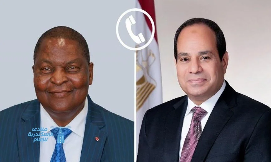 الرئيس السيسي يعلن دعم مصر الكامل لجمهورية إفريقيا الوسطى في كافة المجالات