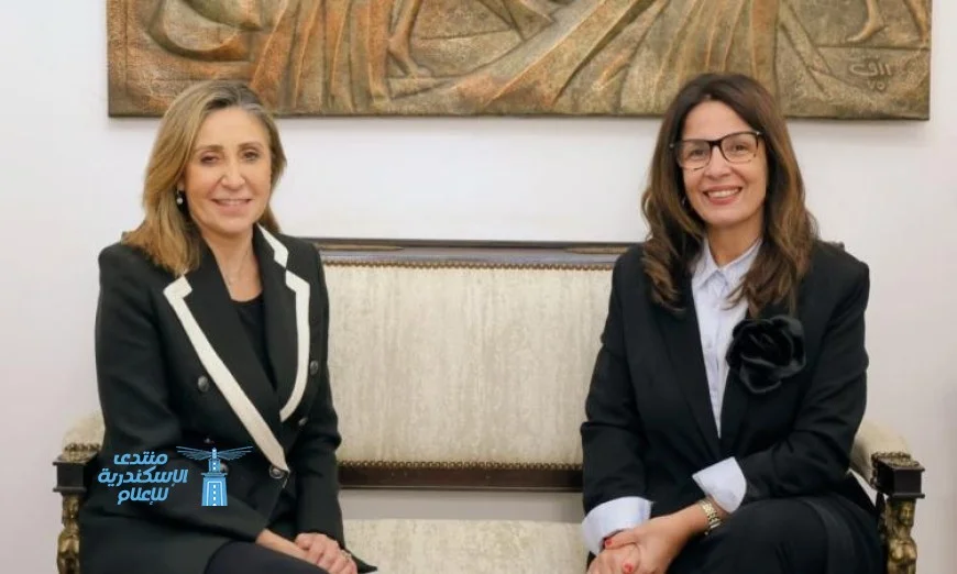 وزيرة الثقافة الدكتورة جيهان زكي تستقبل الدكتورة نيفين الكيلاني في لقاء ثقافي مميز