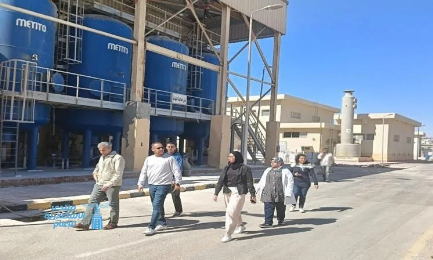 رئيس مياه البحر الأحمر يراقب تقدم العمل في مشاريع الشركة الحيوية