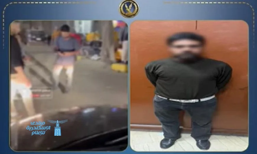 شرطة الجيزة تضبط منادي سيارات بعد تسببه بتلف سيارة أحد المواطنين