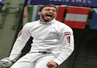محمد السيد يتألق ويحقق برونزية كأس العالم لسيف المبارزة في كازاخستان