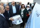 وزيرة التنمية المحلية ومحافظ الإسكندرية يزوران كوبري الفريق أول سليمان عزت لمتابعة التجديدات الجديدة