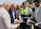 محافظ الإسماعيلية يجري جولة تفقدية لمتابعة أعمال تطوير مدخل مدينة القنطرة غرب وسوق الجملة
