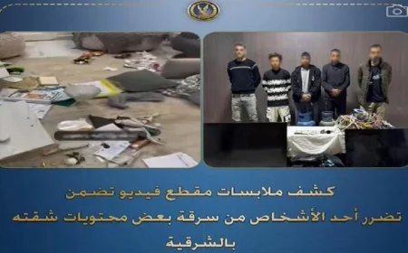 القبض على ثلاث متهمين بسرقة محتويات شقة محامي في محافظة الشرقية