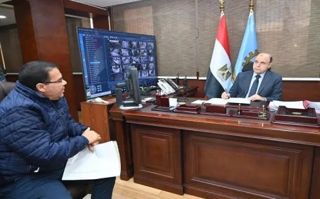 محافظ الغربية يراقب سير العمل في إدارات الحوكمة والرصد وشبكات المرافق لتعزيز الكفاءة والشفافية