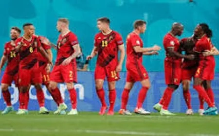 بلجيكا تسحق أمريكا بخماسية مثيرة قبل انطلاق كأس العالم