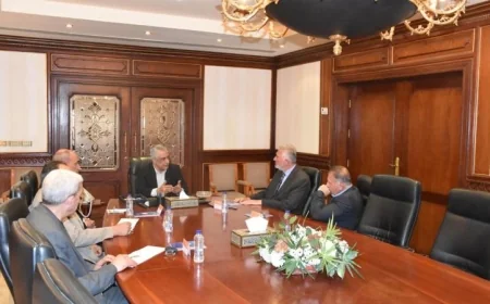 وزير الإنتاج الحربي يستعرض أحدث تقدم في تصنيع الطلمبات الغاطسة والمحركات الكهربائية