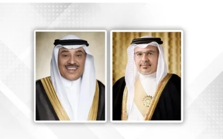 ولي عهد البحرين يعرب عن دعم المملكة الكامل للكويت في تعزيز أمنها واستقرارها