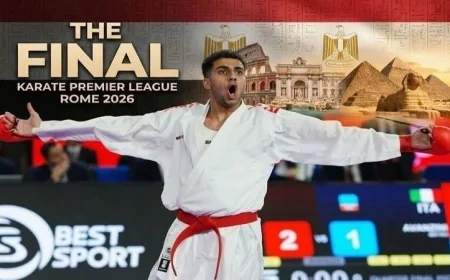 طالب من جامعة قناة السويس يحصد الميدالية الفضية في بطولة الكوميتيه الدولية حسب إعلان التعليم العالي